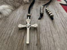 ~ Limited Quantity ~Gorgeous artisan sterling silver sand-cast style cross pendant!This awesome cross was made by an artist from antique Santa Fe railroad nails, hand stamped and wire wrapped then cast in sterling silver.Simple yet powerful, a true labor of love!A lariat is a necklace without a clasp that is worn wrapped around the neck or with a loose knot tied behind the neck. A lariat can be worn long or as a choker with the ends hanging longer in the front. You can also move the Navajo Style Handmade Adjustable Crucifix Jewelry, Unique Adjustable Cross Jewelry, Adjustable Unique Cross Jewelry, Cross-shaped Soldered Jewelry Gift, Adjustable Nickel-free Cross Pendant Jewelry, Adjustable Engraved Cross Pendant Jewelry, Engraved Adjustable Cross Pendant Jewelry, Adjustable Crucifix Jewelry For Jewelry Making, Adjustable Crucifix For Jewelry Making