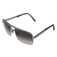 Black/Silver Lv Pilot Sunglasses Pilot Sunglasses, Silver Color, Black Silver, Mens Accessories, Man Shop, Sunglasses, Silver, Black, Color