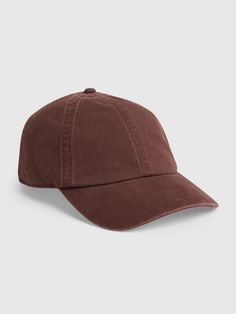 100% Organic Cotton Washed Baseball Hat | Gap Pre-washed Cotton 5-panel Hat, Casual Solid Color Canvas Hats, Solid Cotton Everyday Hat, Cotton Hat For Everyday Wear, Classic Cotton Six-panel Baseball Cap, Gap Adjustable Curved Brim Hat, Classic Cotton Baseball Cap With Curved Bill, Washed Cotton Dad Hat, Washed Cotton Dad Hat Baseball Cap