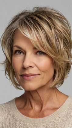 Effortless Short Hairstyles for Women Over 50 for over 50 💇 Best Short Hairstyles, Chin Length, Chin Length Hair, Hairstyles For Women Over 50, Texturizer On Natural Hair, Hair Texture, Women Over 50, Style At Home, Pixie Cuts