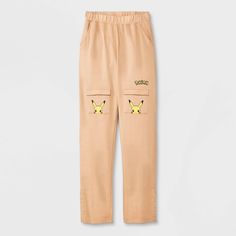 These Pokémon Adaptive Jogger Pants will keep your kid comfy in cute style. Made from a soft cotton blend in mustard yellow, these joggers are designed in a pull-on fit with a full elastic waistband for a snug, stay-put fit. Two cargo pockets on the legs are each decorated with a Pikachu face, and a Pokémon logo on the left leg finishes off the look with fan-favorite flair. Pikachu Face, Pokemon Logo, Boys Fleece, Kids Clothes Boys, Cute Style, Fleece Joggers, Bottom Clothes, Pull On Pants, Mustard Yellow