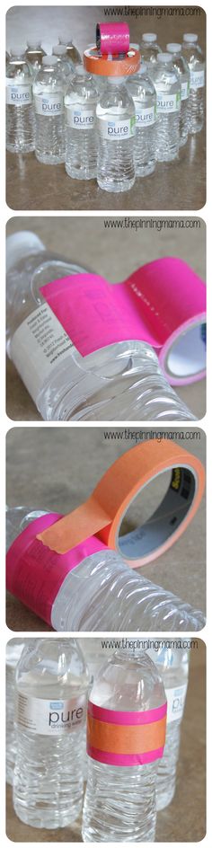 the process of making a water bottle from plastic bottles