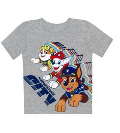 Paw Patrol Nickelodeon, Short Sleeve Design, Gray Shirt, City Design, Baby & Toddler Clothing, Grey Shirt, Paw Patrol, Sleeve Designs