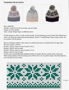 the knitting pattern for this hat is very easy to knit