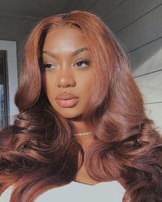 Ginger Hair Color, Baddie Hairstyles, Hair Inspo Color, Ginger Hair, Gorgeous Hair, Weave Hairstyles, Pretty Hairstyles, Wavy Hair