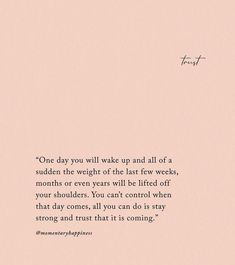 a pink background with a quote written on it