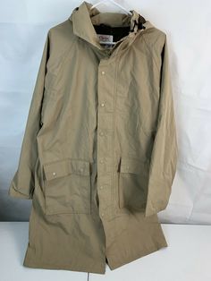 ORVIS Trench Coat 80s Vintage GoreTex Rain Jacket Parka Fishing Brown Large L. Rare jacket Length is 40” Does have some stains throughout the jacket. See pictures. No holes Great outdoors jacket Goretex Jacket, Dark Acadamia, Gore Tex Jacket, Jacket Parka, 80s Vintage, Great Outdoors, Gore Tex, Military Jacket, Parka