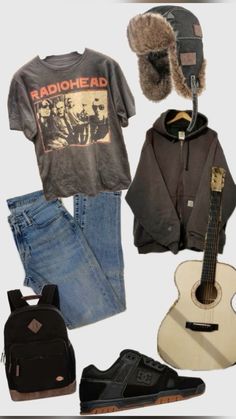 Masculine Outfits Winter, Midwest Emo Aesthetic Clothes, Midwest Emo Fashion, Midwest Emo Outfits, Beatnik Style, Silly Clothes, Masc Outfits, Aesthetic Grunge Outfit, Swaggy Outfits