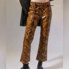 Punky Attitude But Buttery Soft. Fitted Grunge Pants For Fall, Retro Streetwear Pants For Fall, Grunge Pants For Fall, Grunge Bottoms For Night Out In Fall, Grunge Bottoms For Fall Night Out, Grunge Pants For Night Out In Fall, Grunge Pants For Fall Night Out, Grunge Winter Party Bottoms, Winter Party Grunge Bottoms