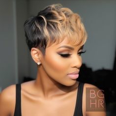 Sassy Styles: Bold and Beautiful Hair Trends for Black Women – Black Girls Hair Rocks Pixie 2024 Trends, Curly Hair Shaved Side, Black Girls Hair, Finger Waves Short Hair, Ladies Hairstyles, Short Hair Images, Cute Short Haircuts, Weave Styles, Short Sassy Hair