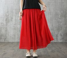 Elastic Waist Women Skirts Summer Simple Skirt,Organza fabric,soft and breathy,comfy and make you looks grace with this women Linen skirts.also could be made with any size. Material:Cotton Linen Size(CM): Waist:68-108 cm,length: 90 cm,hipline:130 cm Measuring Method: Click to view the measurement method Shipping: we ship worldwide the USPS takes about 10-15 days if you want a express shipping,please contact with us Payment: we accept payment by PayPal and credit card.if you would like paid by cr Skirt Organza, Linen Skirts, Linen Dress Summer, Skirts Summer, Simple Skirt, Shirt Blouses Women's, Summer Linen Dresses, Wool Coat Women, Womens Fall Dress