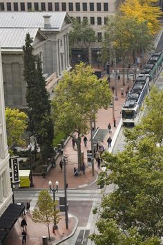 people are walking around in the city