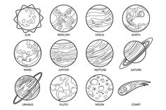 the solar system coloring pages for kids