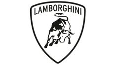 the lambino logo is shown in black and white, with an image of a bull on