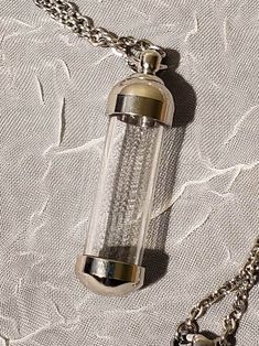 Book Binding Diy, Vial Necklace, Tiny Charm, Bottle Jewelry, Cremation Ashes, Keepsake Urns, Bottle Necklace, Nov 6, Memorial Keepsakes