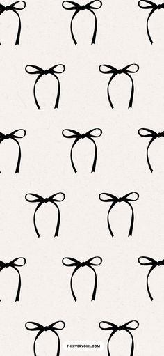 black and white bow tie wallpaper pattern