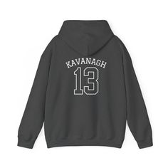 Boys of Tommen Hoodie #13 - Johnny Kavanagh Edition Gear up like a true Boys of Tommen with this limited-edition Hoodie #13, dedicated to fan-favorite Johnny Kavanagh! Perfect for any fan of the Boys of Tommen rugby team, this cozy hoodie combines comfort, style, and team spirit in one. Crafted from high-quality, soft cotton-blend fabric, this hoodie is perfect for everyday wear, whether you're at the rugby pitch, lounging at home, or out with friends. The number 13 on the back pays homage to Jo Collegiate Hooded Hoodie With Logo Print, Winter Fan Apparel Hoodie, Winter Fan Merchandise Hoodie, Throwback Crew Neck Hoodie For Fan Merchandise, Throwback Hoodie For Sports Season Fan Merchandise, Hooded Sweatshirt With Graphic Print For Fans, Fan Apparel Hoodie With Team Logo, Sports Fan Long Sleeve Hoodie For Streetwear, Collegiate Hoodie With Logo Print For Sports Events