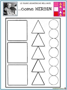 the worksheet for children to learn how to make their own shapes