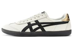 Onitsuka Tiger Tokuten Shoes 'White Black Gold' 1183B938-100 Urban White Sneakers With Rubber Heel Cap, White Urban Sneakers With Rubber Heel Cap, Onitsuka Tiger Women, Asics Onitsuka, Onitsuka Tiger, Tiger Stripes, Black White Gold, Black And Cream, Shoes White