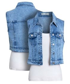 Trendy Fashion Womens Denim Gilet Blue Jeans Waistcoat Sleeveless Jacket Size 14 6 8 10 12 Crop, Womens jacket Jeans Waistcoat, Blue Vest Women, Jean Jacket Fits, Denim Gilet, Sleeveless Jean Jackets, Jean Jacket Vest, Cute Outfits With Jeans, Womens Denim, Sleeveless Jacket