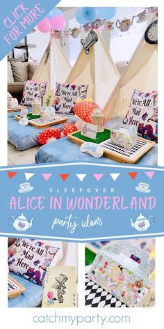 alice in wonderland party ideas and free printables