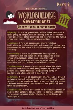 the back cover for worldbuilding government, part 2