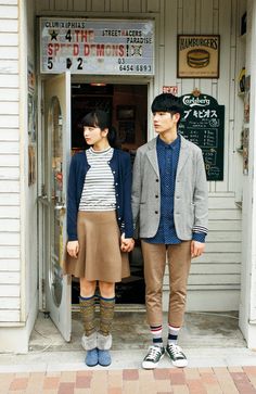 couple style Korean Couple Outfits, Couple Fashion, 일본 패션, Pinterest Style, Pose Fotografi, Family Ideas, Baby Faces