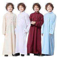 Sleeve Length:Long Sleeve; Gender:Boys; What's in the box:Leotard / Onesie; Types:Thobe / Jubba,Robe; Holiday:Ramadan; Style:Saudi Arabic,Religious; Material:Polyester; Age Group:Kid's; Characters:Muslim,Arabian; Cosplay Works:Cosplay; Listing Date:03/10/2023; Clothing Length:; Bust:; Height:; Shoulder Width:; Sleeve Length: Saudi Abaya, Habits Musulmans, Eid Al-adha, Muslim Kids, Muslim Outfits, Muslim Dress, Islamic Clothing, Eid Al Adha, Fashion Materials