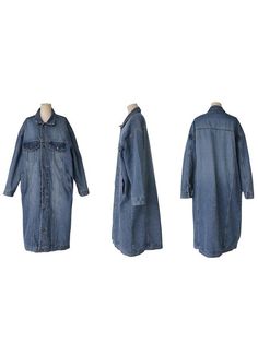 Sku CY-!42265 Material Denim Occasion Going out , Casual Seasons Spring , Autumn Type Coats Color BLUE Size XL,2XL,3XL Please consult the size chart we provide for this item's measurements to help you decide which size to buy.Please note: There may be 1-3cm differ due to manual measurement.CMINCH Bust Sleeve Length XL 120 52 112 2XL 126 53 112 3XL 132 54 112 4XL 138 55 112 Long Sleeve Denim Jacket, 2020 Fashion, Sleeveless Jumpsuits, Maxi Dresses, Going Out, Denim Jacket, Cover Up, Color Blue, Long Sleeves