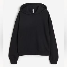 Simple Black Hoodie Never Worn - Very Soft Cleaning Out The Closet! Trendy Black Cozy Fit Hoodie, Basic Black Sweats For Winter, Black Hoodie With Cozy Fit And Crew Neck, Black Cozy Fit Hoodie With Crew Neck, Black Crew Neck Hoodie With Cozy Fit, Casual Black Sweatshirt With Cozy Fit, Cozy Fit Black Hoodie Sweatshirt, Trendy Black Winter Sweats, Basic Black Sweats For Fall