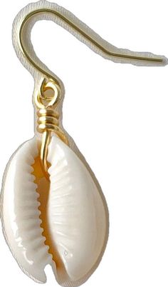 Vacation Dangle Shell Jewelry, Vacation Shell Dangle Jewelry, Nickel Free Shell-shaped Jewelry For The Beach, White Cowrie Shell Earrings, Dangle Cowrie Shell Earrings For Beach, Beach Shell Jewelry With Ear Wire, Shell Jewelry With Ear Wire For Beach, White Shell-shaped Cowrie Shell Earrings, Shell-shaped Ear Wire Jewelry For Beach