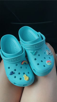 Crocs Astethic, Mineral Blue Crocs, Shoes Astethic, Teal Crocs, Purple Crocs, Mochila Nike