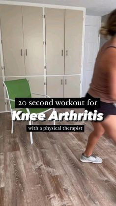 Exercises For Arthritic Knees, Easy Workouts For Beginners, Bad Knee Workout, Easy At Home Workouts