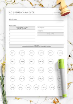 Workout Tracker Printable School Planner Template, No Spend Month, Household Budget Template, Financial Budget Planner, Grocery List Template, No Spend, No Spend Challenge, Challenge Tracker, Money Saving Techniques