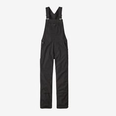 These lightweight yet durable utility overalls are made from our hardworking 9.6-oz All Seasons Hemp canvas, which needs no break-in and offers the toughness, comfort and breathability needed for warmer-weather work. Made in a Fair Trade Certified™ factory. | Patagonia Women's All Seasons Canvas Bib Work Overalls - Regular in Ink Black, Small - Hemp/Organic Cotton/Recycled Polyester Outdoor Bib Front Overalls With Pockets, Cotton Bib Front Overalls For Outdoor, Utility Cotton Overalls For Outdoor, Casual Cotton Overalls For Outdoor Activities, Cotton Overalls With Pockets For Outdoor Activities, Black Utility Overalls For Workwear, Utility Overalls With Pockets For Workwear, Cotton Overalls With Pockets For Work, Utility Shortalls With Pockets For Workwear