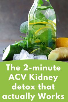 Mix, sip, feel amazing! This quick apple cider vinegar drink combines ginger and lemon to flush kidney toxins naturally. It's helped me say goodbye to afternoon fatigue and hello to natural energy! #KidneyDetox #ACVGlow #NaturalEnergy Ginger And Lemon