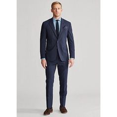 Ralph Lauren Navy Pin Dot Stripe Stretch Wool Suit 48L  | eBay Mens Work Outfits, Suit Separates, Wool Suit, Work Outfits, Work Outfit, Mens Accessories, Ralph Lauren, Mens Outfits, Navy