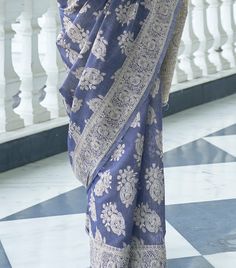 Slate Blue Designer Heavy Embroidered Chikankari Party Wear Saree-Saira's Boutique Festive Blue Saree With Chikankari Embroidery, Blue Chikankari Embroidered Fitted Saree, Festive Unstitched Light Blue Saree, Festive Blue Chikankari Embroidered Fabric, Semi-stitched Light Blue Saree, Party Wear Sarees, Slate Blue, Saree Blouse, Blue Fabric