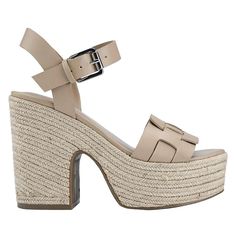 Nwt Marc Fisher Viga Woven Platform Espadrilles Wedge Heels Crochet Nude Leather Sandals Heels New In Box / Retails For $110 Features: Textured Nude Leather Exterior Woven Wedge Sandals Chunky Block Heel Platform Heel Construction Mid Calf Ankle Height Ankle Strap Open Toe Buckle Closure Women's Size: 9 Measurements: Heel Height (Inches): 4.5 Beige Straw High Heels, Espadrille High Heels With Wrapped Heel, High Heels With Woven Sole In Natural Color, Trendy Straw Heels With Round Toe, Natural High Heels With Woven Sole, Natural Round Toe Heels With Stacked Heel, Beige Chunky Platform Heels For Spring, Natural Heels With Stacked Heel And Round Toe, Natural Color Heels With Stacked Heel And Round Toe