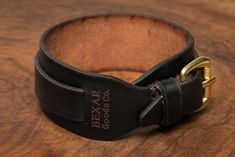 DESCRIPTION Our pass-thru leather bracelet is designed for someone with a distinct style. This bracelet is sure to be a standout piece. Made from one continuous piece of leather. Perfect accessory for men and women. Each bracelet will patina over time as your wear it. FEATURES Genuine Italian Shell Cordovan Leather Solid Brass Hardware Hand stitched construction Handmade in San Antonio, Texas (USA) SIZING Small: 5.5" to 6.5" Medium: 6.5" to 7.5" Large: 7.5" to 9" Classic Double Band Leather Bracelets, Classic Leather Bracelet With Waxed Finish, Classic Leather Bracelet With Black Band, Classic Adjustable Leather Bracelet With Waxed Finish, Adjustable Classic Leather Wristband, Classic Adjustable Leather Wristband, Classic Adjustable Leather Bracelet With Wrist Strap, Classic Adjustable Double Band Leather Bracelet, Classic Leather Cuff Bracelet