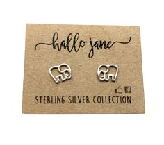 We love these Baba Ellie Studs! They are perfect for the African animal lovers out there. Made with sterling silver. They make very special gifts or even just to spoil yourself. Made in the beautiful coastal village of Pringle Bay, South Africa. Silver Hand Stamped Earrings For Gift, Sterling Silver Hand Stamped Earrings For Gifts, Hand Stamped Sterling Silver Earrings For Gift, Personalized Sterling Silver Earrings As Gift For Her, Personalized Sterling Silver Earrings For Her, Personalized Silver Earrings As Gift, Elephant Earrings Studs, Coastal Village, Spoil Yourself