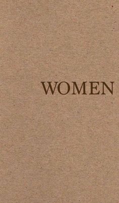 an old book with the word women written on it