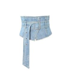 Top 101 Best Selling clothes for Women – The Woman Concept Denim Corset Belt, Corset Belts, Ropa Upcycling, Moda Denim, Kimono Shirt, Cinch Belt, Denim On Denim, Denim Corset, Trendy Denim