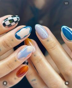 Idee Nail Art, Milky Nails, September Nails, Hello Nails, Hippie Nails, Instagram Trends, Nail Patterns, Random Ideas, Nails Desing