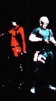 two images of a man playing guitar in the dark