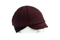 a traditional Belgian cut winter cap with fleece fold-down ear flaps! FEATURES- flatlock seams for reduced seam bulk- lined interior- 70% Italian Montemurlo wool, 25% Nylon, 5% SpandexFABRICmade from heavy weight wool knit fabric with a touch of Nylon for durability and spandex for comfort. wool naturally resists odor and insulates even when wet.THE FITabout 21-1/2" circumference small-median sized head friendlyTHE FINAL PRODUCTthis cap will keep your noggin' warm on your chilliest ride. wool na Wool Six-panel Winter Hat, Winter Wool Six-panel Hat, Wool Hats With Fleece Lining For Cold Weather, Fitted Winter Six-panel Hats, Fitted Six-panel Winter Hat, Winter Outdoor Six-panel Hat, Winter Wool Visor Hat, Wool Visor Hat For Winter, Solid Winter Six-panel Hats