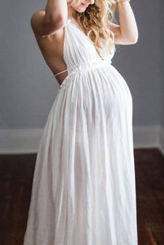 White Lace See-through Thigh-high Slit Maternity Photoshoot Dress – Glamix Maternity White Halter Neck Dress, Vestidos Para Baby Shower, Beach Plus Size, Cute Maternity Dresses, Maternity Photoshoot Outfits, Clothes For Pregnant Women, Maternity Maxi Dress, Maternity Dresses For Photoshoot, Cute Maternity Outfits