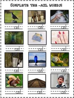 complete this all worksheet with pictures and words to help students learn the letter sounds