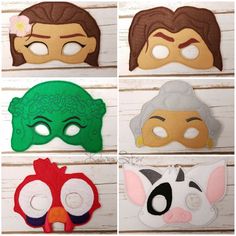 Everyone loves a good dress-up masks! Our quality felt masks encourage imaginative play and help to create hours of joyful dress up time. Have you been looking for something fun and special for a Halloween or a birthday party favor? Search no further! All of our masks are made from two layers of high quality felt and include an adjustable elastic band. Masks are made as shown in photos by me and my commercial embroidery machines. Each mask is made with care and special attention to detail. Most Joyful Dress, Island Princess, Commercial Embroidery Machine, Felt Mask, She Mask, Mask Party, Catch Em All, Embroidery Machines, Party Packs