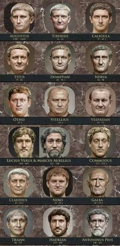 an image of the faces of men in ancient greek mythology and folklores, with different facial expressions